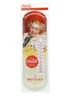 Limited Edition Coca-cola Metal Thermometer Drink Coke Pin Up Beach Girls  Women