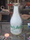Very Rare Davis Dairy Quart Milk Bottle Glass Lockhart Fl Vintage Florida 