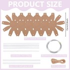 6 Set Diy Woven Basket Making Kit For Beginners Wicker Basket Weaving Supplie   