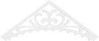 Ekena Millwork Gpp072x027x100gen Genova Architectural Grade Pvc Gable Pediments