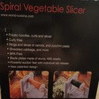 Paderno World Cuisine 3-blade Vegetable Slicer spiralizer Counter Mounted  White