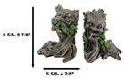 Ebros Celtic Forest Spirit Greenman Decorative Bookends Figurine Pair 5 5 h Set