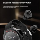 2 In 1 Smart Watch Wireless Bluetooth Headsets Fitness Tracker Smartwatch