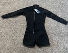 Mwta Women Shorty 2 0mm Neoprene Wetsuits Front Zipper For Uv Protection Surf   