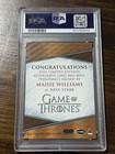Game Of Thrones Legends Of The Realm Maisie Williams As Arya Stark Auto Psa 8