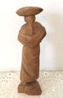 Vintage Wooden Wood Hand Carved Figurine 8 Inches