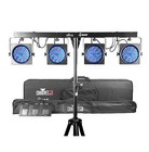 Chauvet 4 Bar Led Stage Light System W  Case  Foot Switch   Tripod