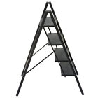 Lightweight 4 Step Ladder Folding Step Stool Aluminum With Wide Anti-slip Pedal