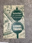 3 Lionel Train Books Guide Book   Instructions For Model  d