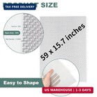 304 Stainless Steel Wire Mesh Screen 15 7 X 59 Inches  1mm Hole 20 Mesh  No Rust