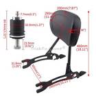 Rear Passenger Sissy Bar Backrest Pad For 2021-2024 Indian Challenger Dark Horse