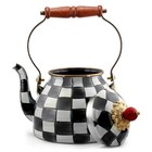 Mackenzie-childs Courtly Check 2 Quart Tea Kettle