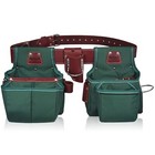 Nutuch Nylon And Leather Tool Belt With Suspender   Electrician Tool Belts