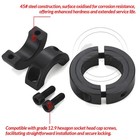 45  Steel Shaft Collar Double Split Steel Metric Clamp Collars    4mm-160mm