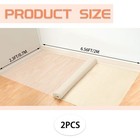 2 Rolls Non Slip Rug Pad Gripper 2 3 X 6 6 Ft  Anti Skid Area Rug Pad  Under    