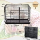 Pet Folding Dog Cat Crate Cage Kennel W abs Tray Lc