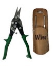 Nos Wiss  cooper  M2r Metal Master Snips W holster Cuts Right   Straight U s a 