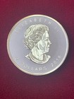 2016 Canada Silver Maple Leaf W  Grizzly Bear Privy  Reverse Proof 1 Oz  9999