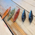 Vintage Toy Battleship Submarine Lot 5 Pieces Dbt Military Plastic Wwii Era Toys