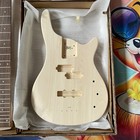 Diy Electric Guitar Kit  modern Style    Raw Wood Body neck   All Components