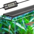 Auto On Off Led Aquarium Light  Full Spectrum Fish Tank Light With Lcd Monito   