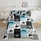  Dirt Bike Comforter Extreme Sports Bedding Set For Kids Boys Queen Multi Ty02