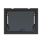 Aluminum Rv Emergency Exit Push Out Window With Screen Tempered Glass 60x45cm