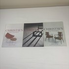 Set 3 Christies Vintage Auction Catalogs Modern Design Furniture Artdeco Paris 