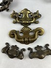 Vintage Brass Antique Hardware Mid Century Modern Drawer Pulls  Lot Of 28 Pieces