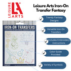 Leisure Arts Iron-on Transfer Fantasy  Embroidery Patterns  Aunt Martha s  Iron