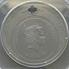 2012  2 Silver Proof Coin St  Nikolay The Keeper Cook Islands Black Ruthenium Pl