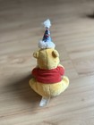 Disney Store Winnie The Pooh Birthday Party Plush With Present - Vintage