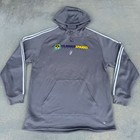 Adidas Wnba Los Angeles Sparks Grey Climawarm Hoodie Mens Large