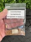 Rare Vintage Antique Civil War Relic Fired Confederate Miniball Appomattox Soil