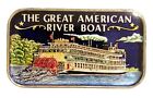 Great American River Boat Enameled 1 Troy Oz 999 Silver Bar Silvertowne Rare