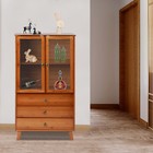 Bamboo Kitchen Buffet Hutch  Storage Cupboard Cabinet Server Sideboard W  Drawer