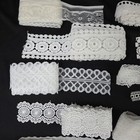 Lot Of  20 Bundles Vtg - Modern Lace Sewing Trim White Ivory Flat Dolls Lot