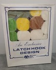New Sealed Vtg 1980 National Yarn Craft 16x32 Latch Hook Kit Rug Fall Autumn Usa