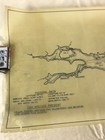 Vintage Oba Lake Canada Transparency 34 x14 75  Depth Fishing Info Map Blueprint