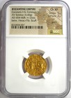 Constans Ii   Constantine Iv Gold Av Solidus 654-668 Ad  Certified Ngc Choice Xf