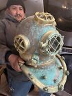 18  Divers Helmet U s Navy Mark V   Deep Sea Scuba Vintage Nautical Decorative 