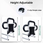 Bed Rail Anti Slip Handrail Assist Bed Assist Rail For Seniors 2 Options