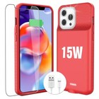  Charging Case For Iphone 12 12 Pro 15w Fast Charging Real 7000mah Smart 