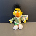 Vintage 1997 Tyco Bert   Ctw Ernie Beanie Bean Bag Dolls With Tags
