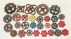 Vtg Antique Cast Iron Faucet Spigot Valve Handle Lot Steampunk Industrial