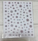 Christmas Nail Art Stickers 3 Sheets Snowman Santa Tree Snowflake Decals