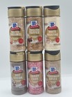 Mccormick Limited Edition Finishing Sugars Complete Set Of 6 Flavors Bb 6-26 New