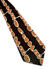 Vintage 1940s Tie Men s Neck Ties Swing Neckties 1930s Orange Brown Rayon 52x4 