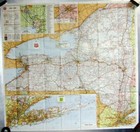 1972 New York Phillips 66 Road Map