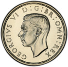 Great Britain  1937 George Vi Half Crown  Pcgs Pr 65  26 000 Mintage 